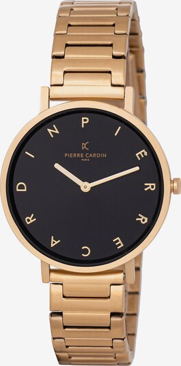 PIERRE CARDIN Analoguhr in gold / schwarz, Produktansicht