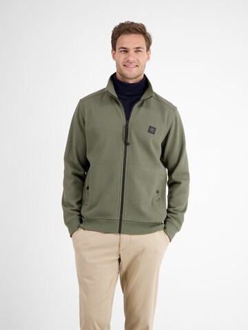 LERROS Sweatvest in Groen: voorkant