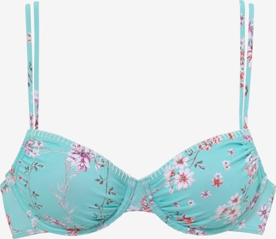 SUNSEEKER Bikinitoppi 'Ditsy' värissä vaaleansininen / monivärinen, Tuotenäkymä