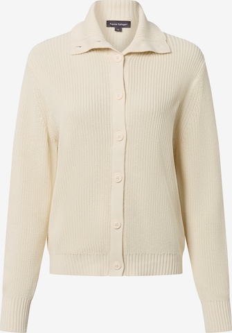 Cardigan Franco Callegari en blanc : devant