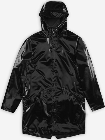 Manteau mi-saison RAINS en noir : devant