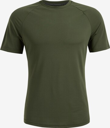 T-Shirt WE Fashion en vert : devant