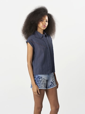 KOROSHI Blúzka - Modrá