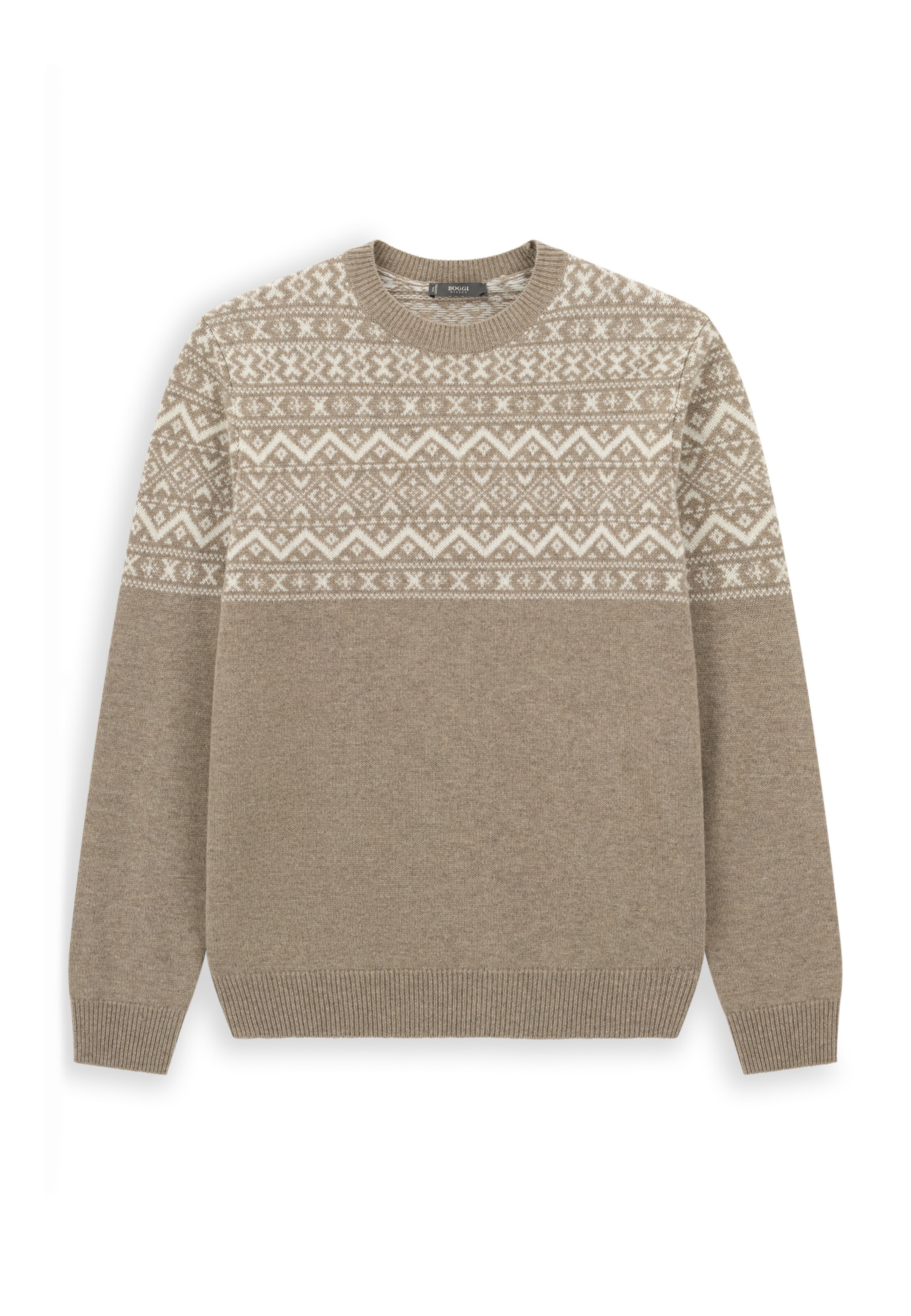 Boggi Milano Pullover in Beige: Vorderseite
