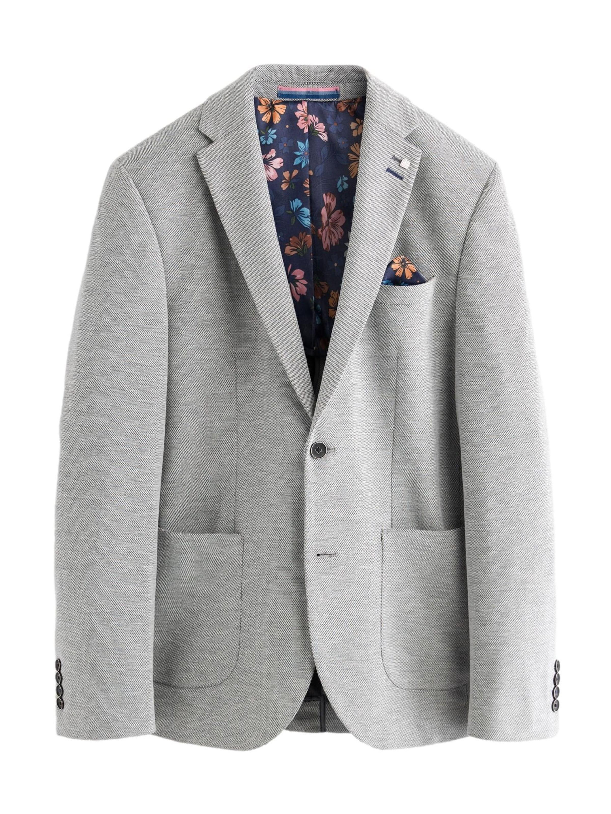 Next Slim Fit Sakko in Grau: Vorderseite
