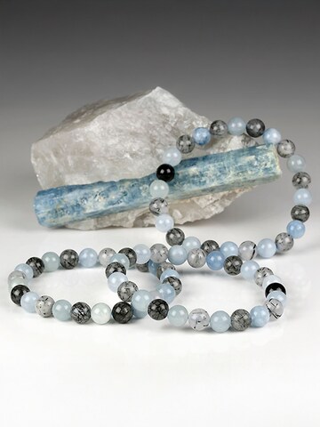 Tiger Treasure Qualität, inspiriert seit 1890 Armband 'Crystal Harmony' in Blau