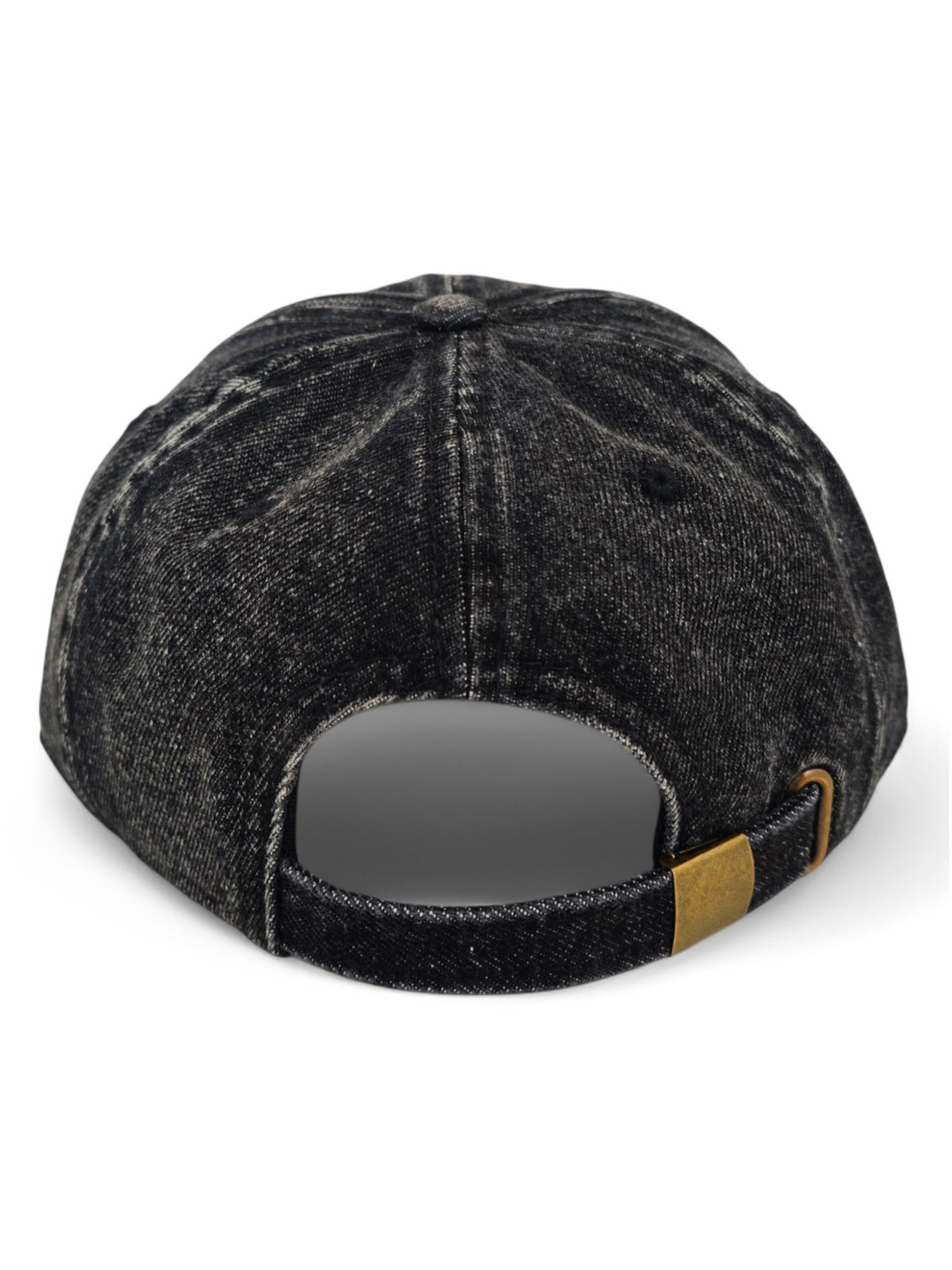 styleBREAKER Cap 'Jeans Baseball Cap' in Black