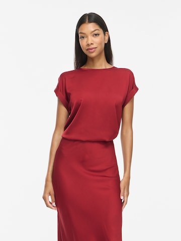 VILA Shirt 'ELLETTE' in Rood: voorkant