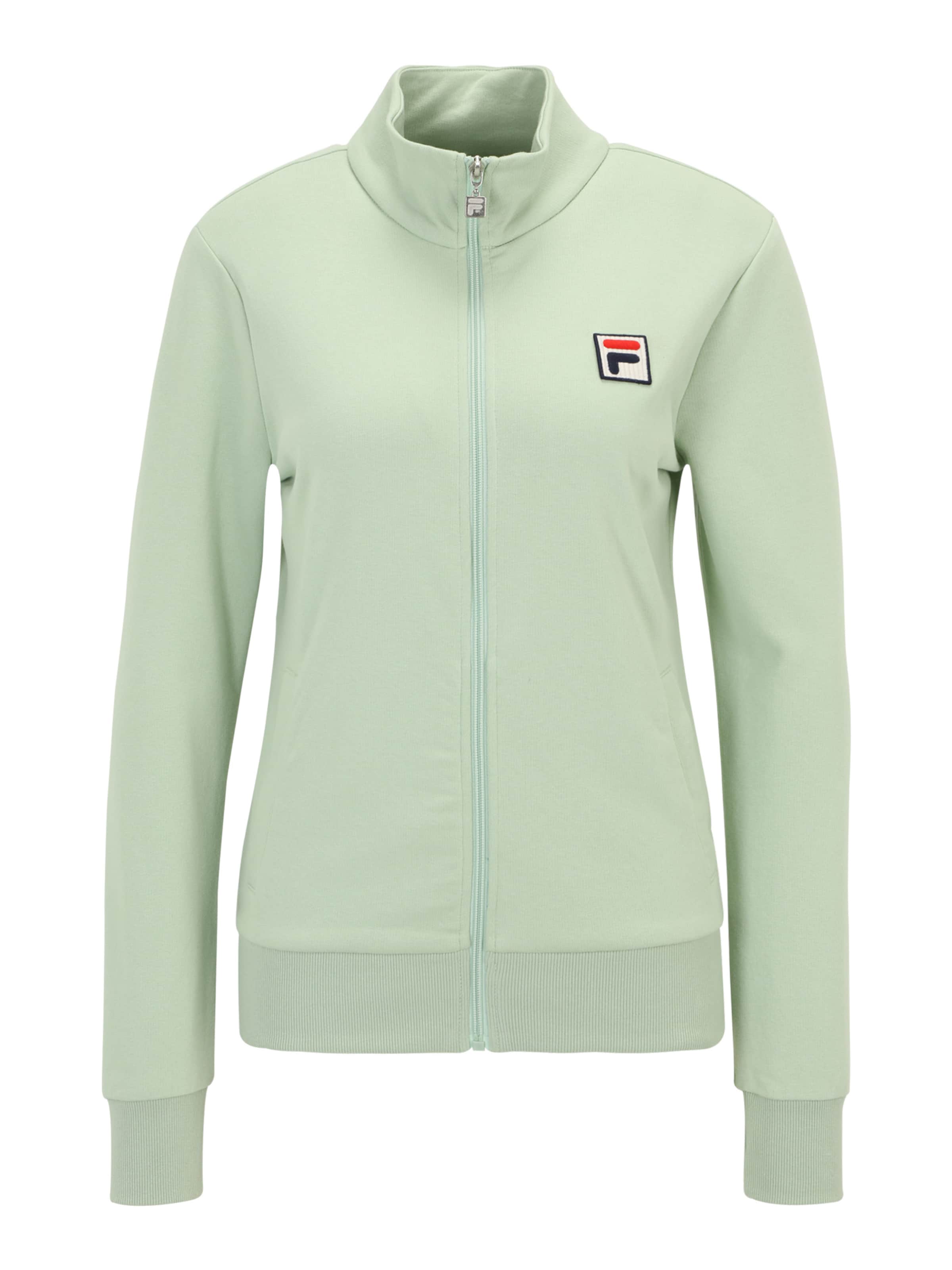 FILA - Sudadera con cremallera 'LUBNA' en verde: frente