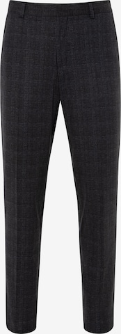 Thomas Goodwin Regular Pleated Pants in Blue: front