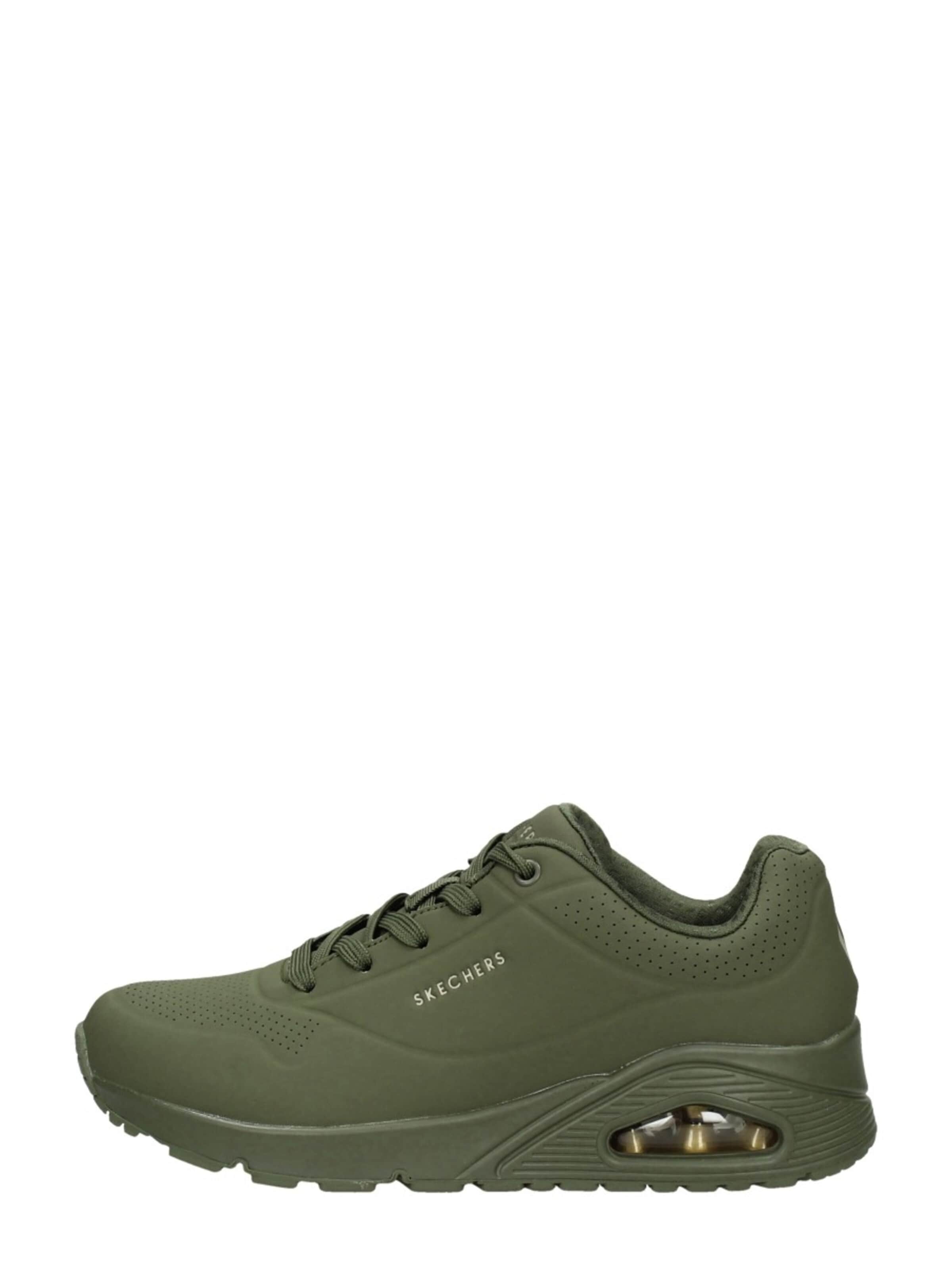 SKECHERS Sneakers laag 'Uno - Stand On Air' in Groen: voorkant