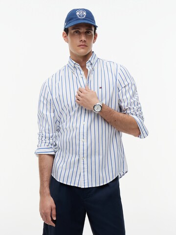 TOMMY HILFIGER Regular fit Overhemd 'Flex' in Blauw: voorkant