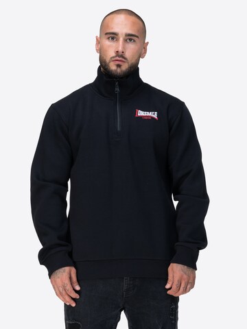 LONSDALE Sweatshirt 'GRYFFIDAM' in Black: front