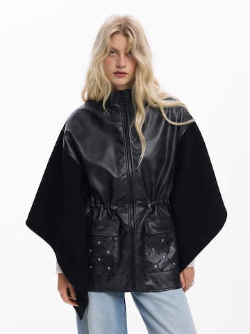 Desigual - Lenço oversized em preto: frente