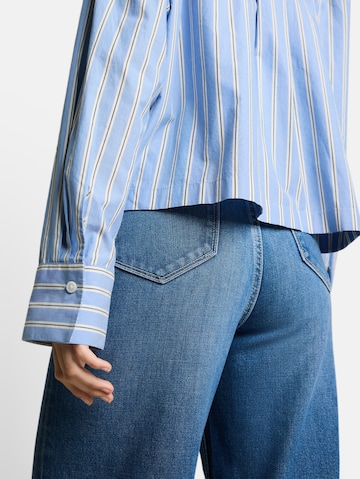 TOM TAILOR DENIM Blouse in Blue