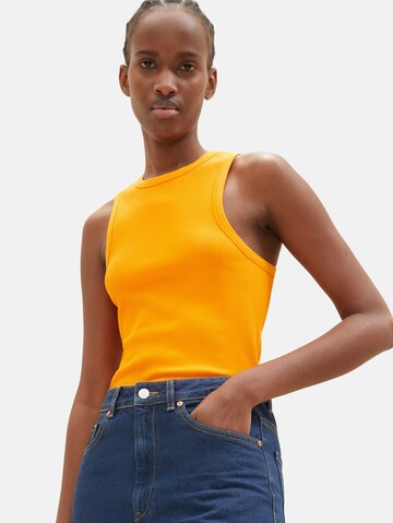 TOM TAILOR DENIM Top | oranžna barva