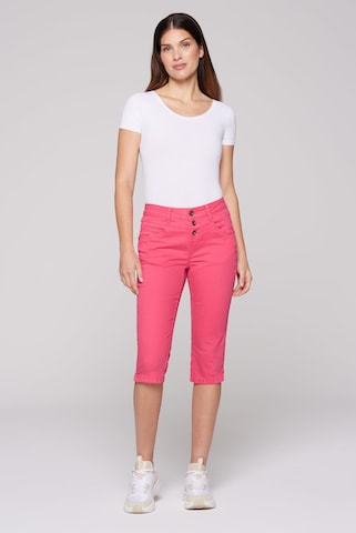 Soccx Regular Jeans in Pink: front