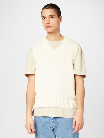 Harmony Paris - Camiseta sin mangas 'WILLOW' en beige: frente