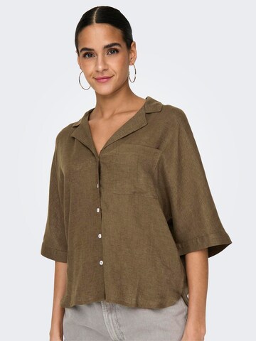 ONLY - Blusa 'ONLTokyo' en marrón