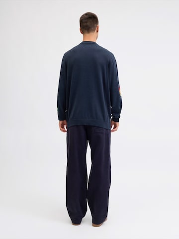 JACK & JONES Kampsun 'JORHOLIDAY', värv sinine