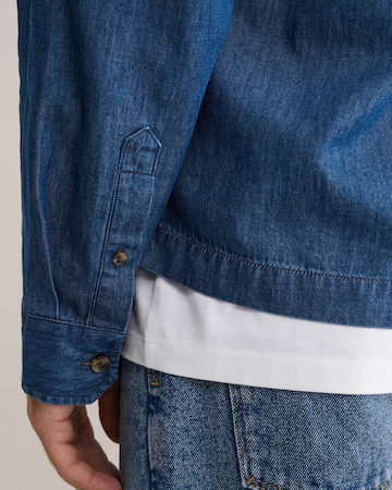 WE Fashion Comfort fit Button Up Shirt in Blue