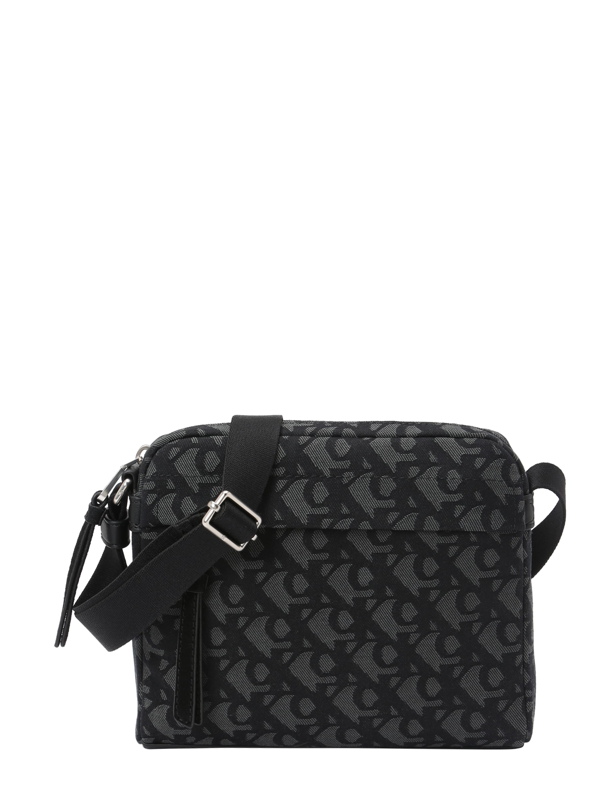 Geantă de umăr de la Calvin Klein pe negru: față