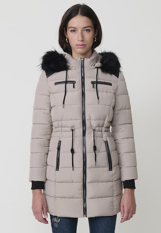 KOROSHI Jacke in Beige: Vorderseite