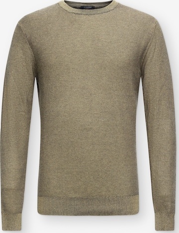 INDICODE JEANS Sweater 'Jexmon' in Green: front