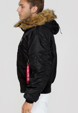 ALPHA INDUSTRIES Winter jacket in Black