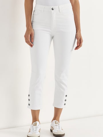 Cellbes of Sweden Slimfit Jeans in Wit: voorkant