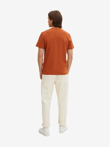 T-Shirt TOM TAILOR en marron