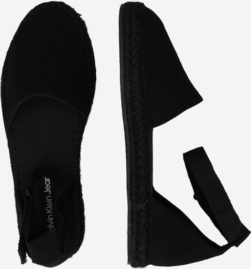 Calvin Klein Jeans Espadryle w kolorze czarny