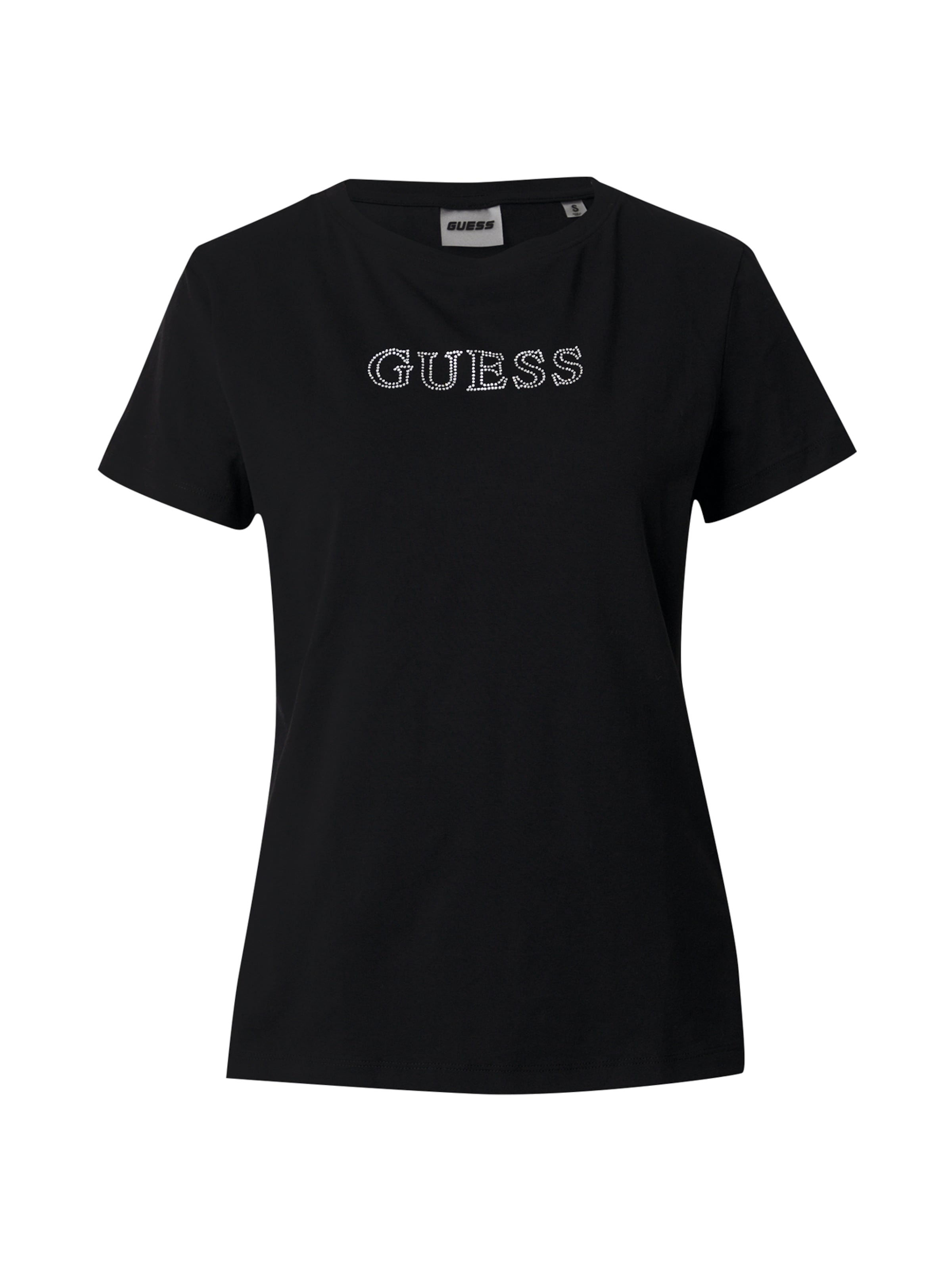 GUESS Performance Shirt 'Briana' in Black / Silver, Item view