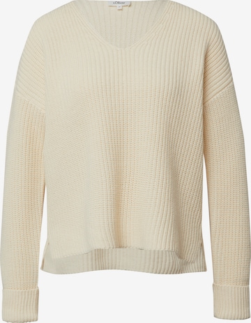 Pull-over s.Oliver en beige : devant