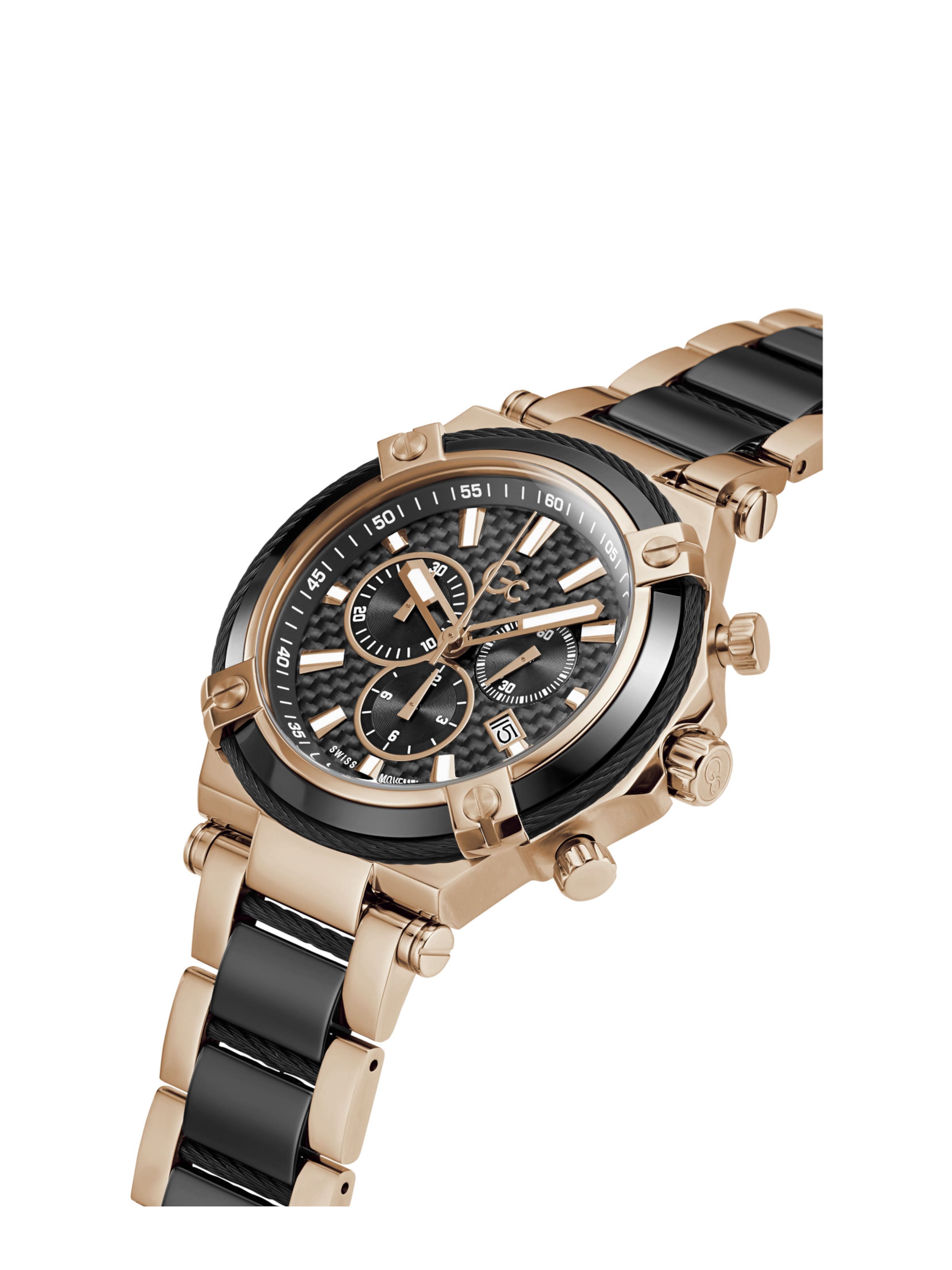 Gc Analoog horloge 'Gc CableSport' in Zwart