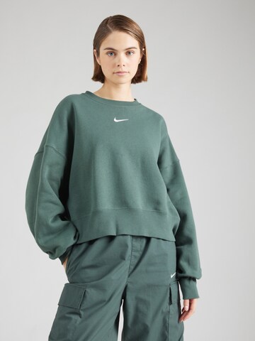 Nike Sportswear Свитшот 'Phoenix Fleece' в Зеленый: спереди