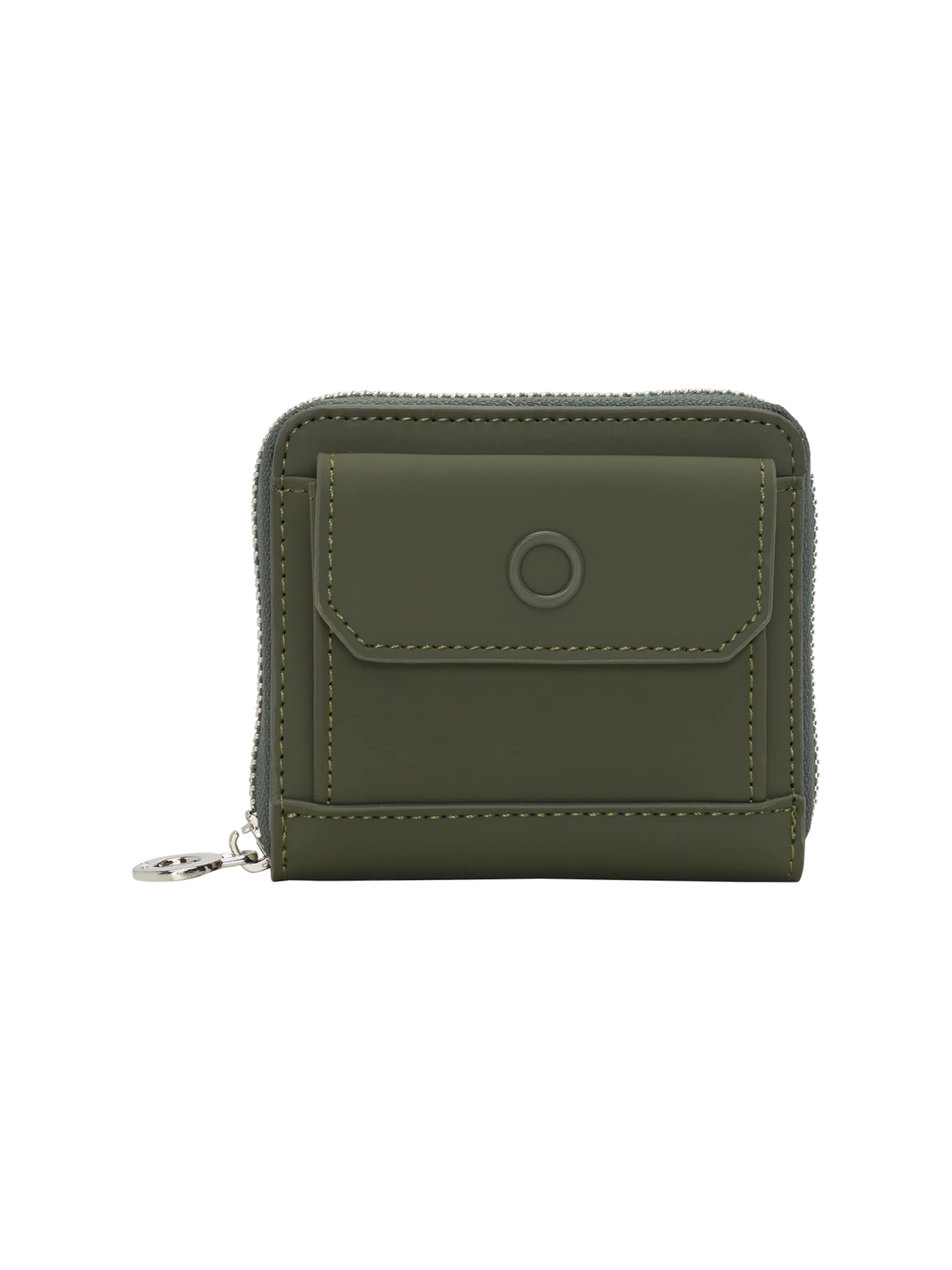 O bag Wallet in Green: front