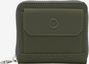 O bag Wallet in Green: front