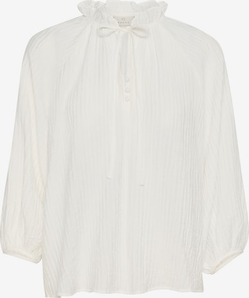 Camicia da donna 'Lianna' di Kaffe in bianco: frontale