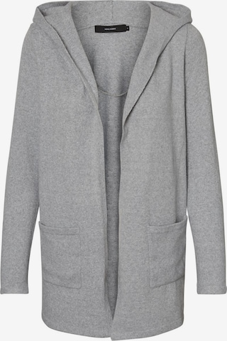 Vero Moda Curve Knit cardigan in Grey: front