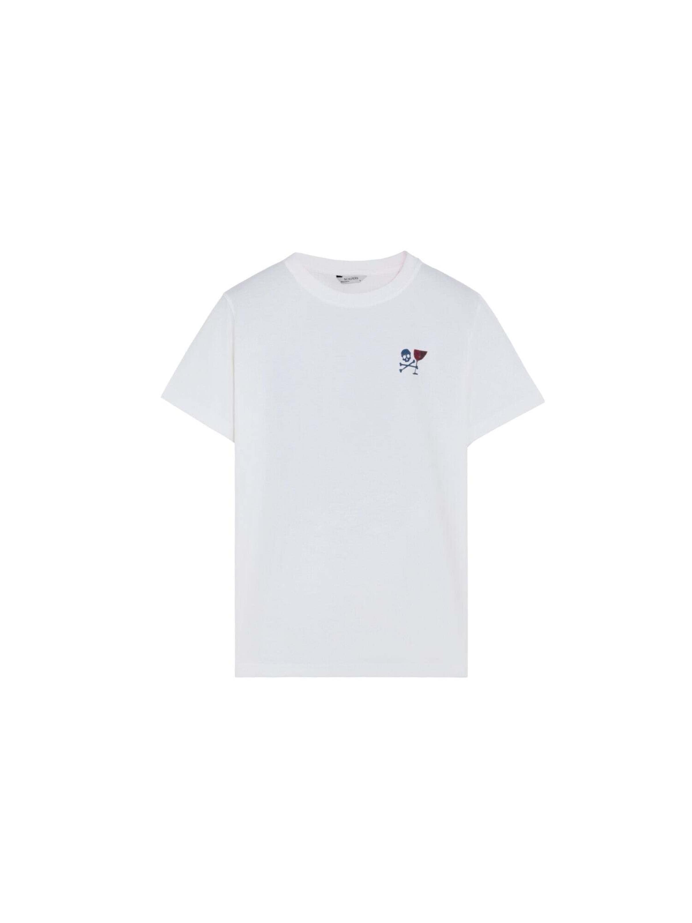 Scalpers Shirt ' ' in Wit: voorkant