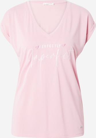 Key Largo Shirt 'PERFECTLY' in Roze: voorkant