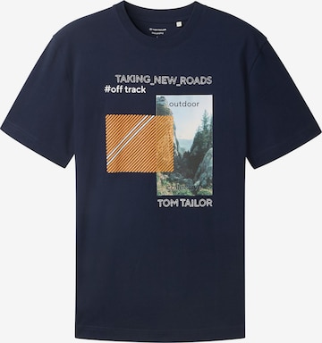 TOM TAILOR Shirt in Blauw: voorkant