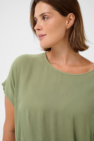 KAFFE CURVE Bluzka 'KCami' w kolorze zielony