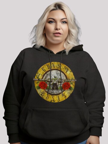 Sweat-shirt 'Guns 'n' Roses Vintage Classic Logo' F4NT4STIC en noir : devant