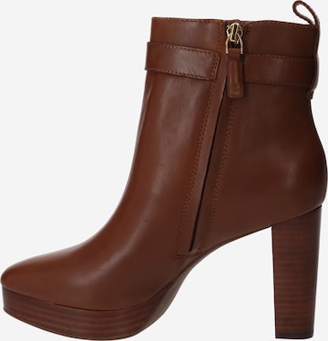 Lauren Ralph Lauren Ankle boots 'MAISEY' σε καφέ