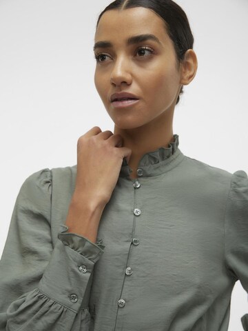 VERO MODA Shirt Dress 'CIA' in Green