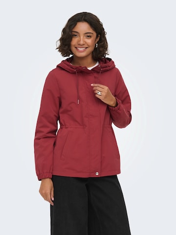 ONLY Parka 'ONLASTA' in Rot: Vorderseite