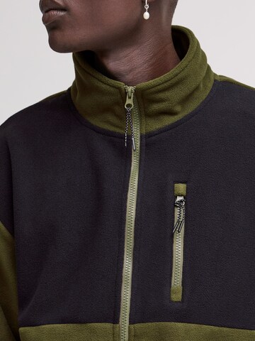 BLEND - Casaco de velo ' BHBROOKS Sweatshirt zipp thru ' em verde
