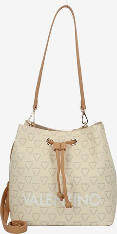 VALENTINO - Bolso saco 'Liuto' en beige: frente